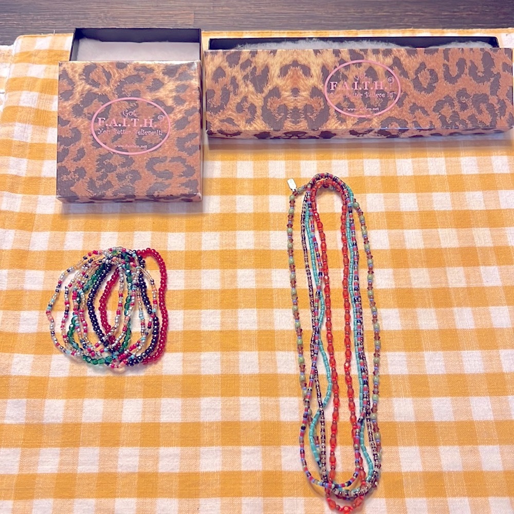 Got Faith? You Better Believe It! Beaded necklaces and bracelets. - Picture 2 of 7